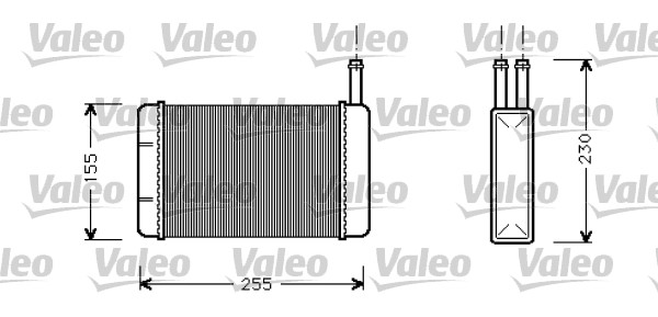 Kachelradiateur Valeo 812057