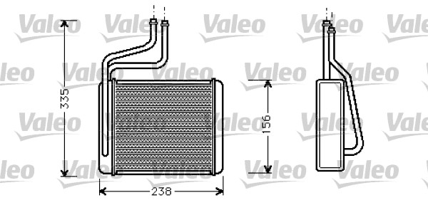 Kachelradiateur Valeo 812275