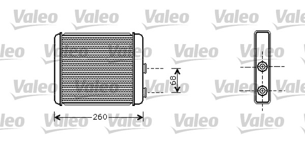 Kachelradiateur Valeo 812285