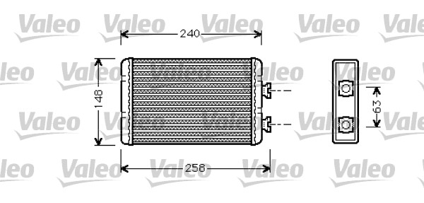 Kachelradiateur Valeo 812318