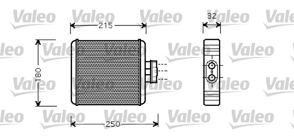 Kachelradiateur Valeo 812323