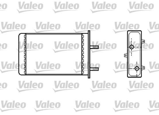 Kachelradiateur Valeo 812334