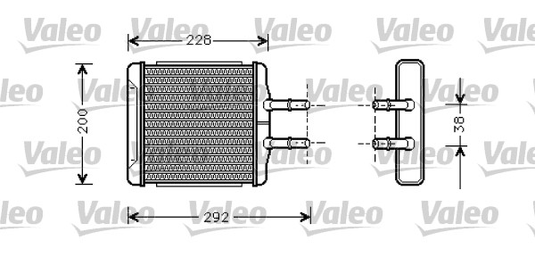 Kachelradiateur Valeo 812335