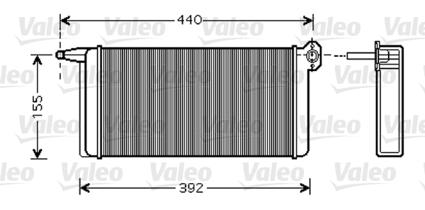 Kachelradiateur Valeo 812347