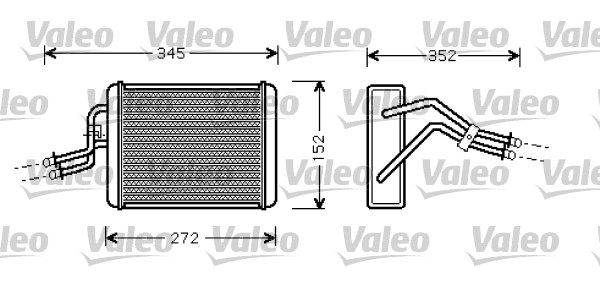 Kachelradiateur Valeo 812364