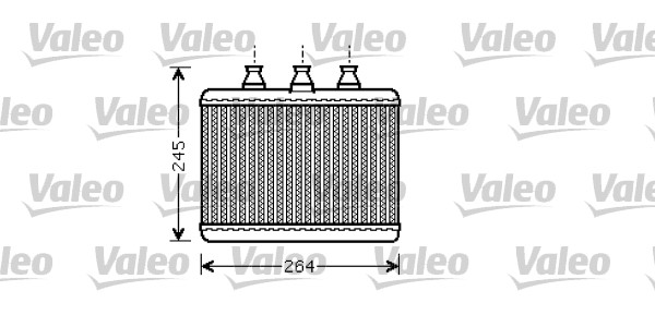 Kachelradiateur Valeo 812365