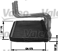 Kachelradiateur Valeo 812428