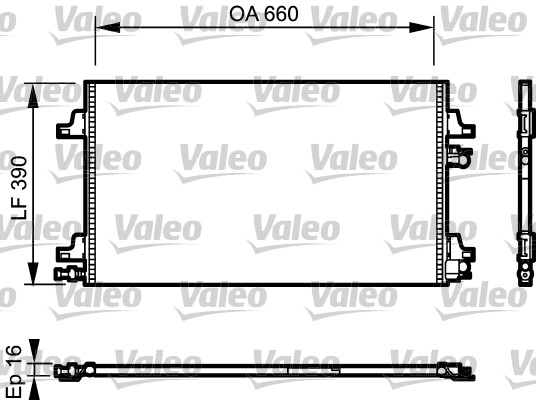 Airco condensor Valeo 814006