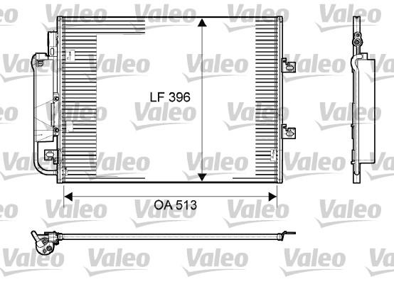 Airco condensor Valeo 814061