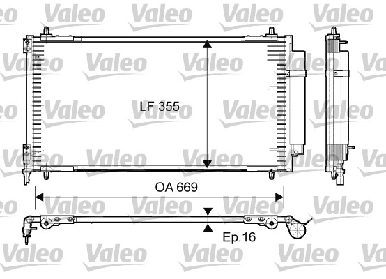 Airco condensor Valeo 814065