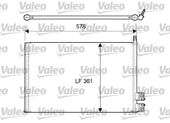 Airco condensor Valeo 814083