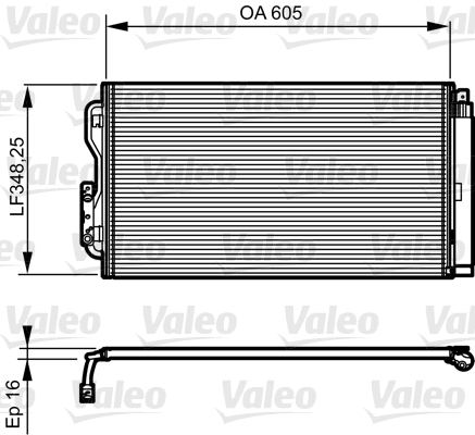 Airco condensor Valeo 814190