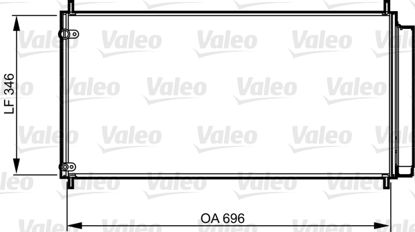 Airco condensor Valeo 814205