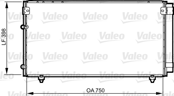 Airco condensor Valeo 814207