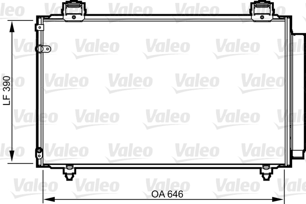 Airco condensor Valeo 814208