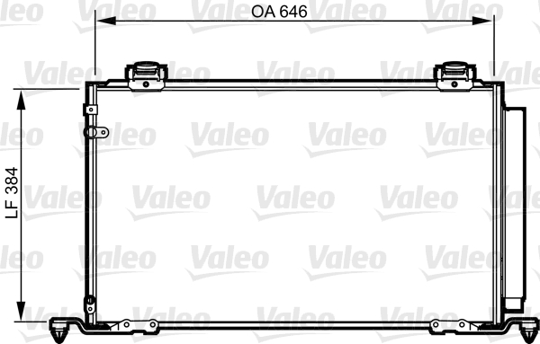 Airco condensor Valeo 814209