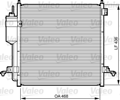 Airco condensor Valeo 814214