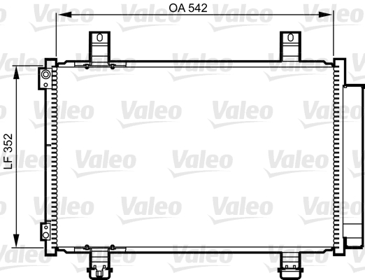 Airco condensor Valeo 814219