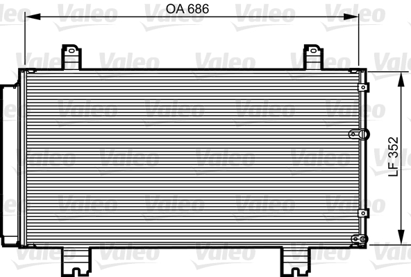 Airco condensor Valeo 814226