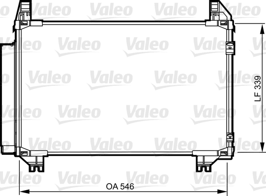 Airco condensor Valeo 814233