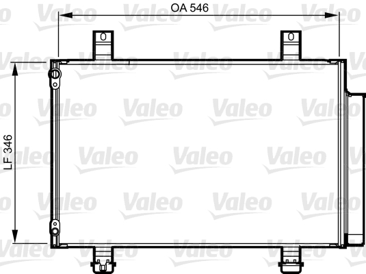 Airco condensor Valeo 814237