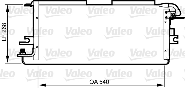 Airco condensor Valeo 814245