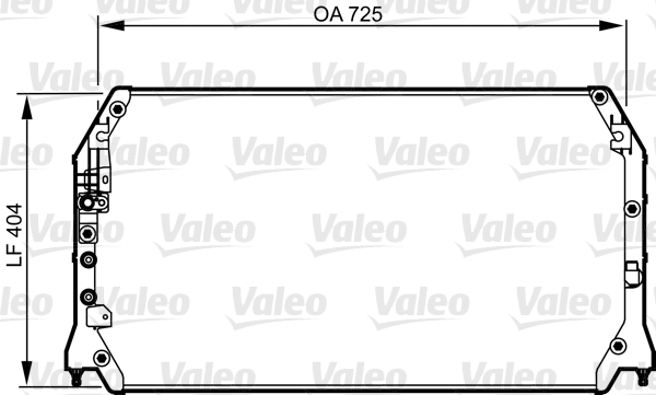 Airco condensor Valeo 814247