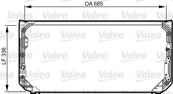 Airco condensor Valeo 814248