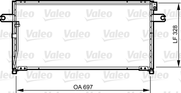 Airco condensor Valeo 814252