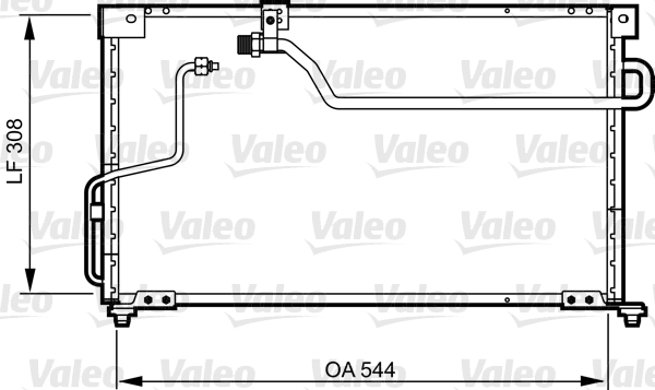 Airco condensor Valeo 814254