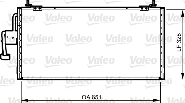 Airco condensor Valeo 814260