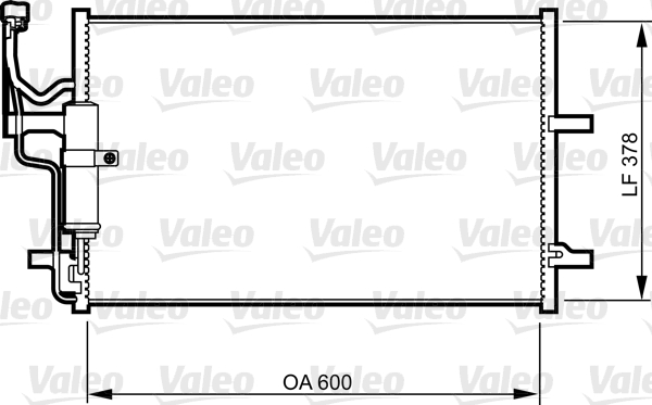 Airco condensor Valeo 814265