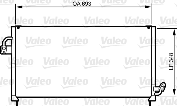 Airco condensor Valeo 814268