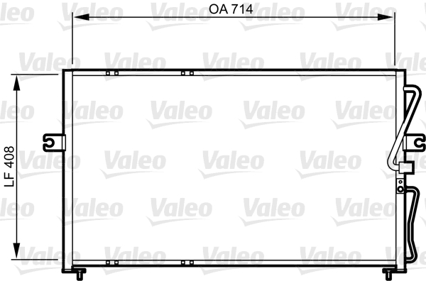 Airco condensor Valeo 814270