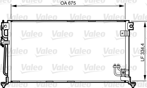 Airco condensor Valeo 814272