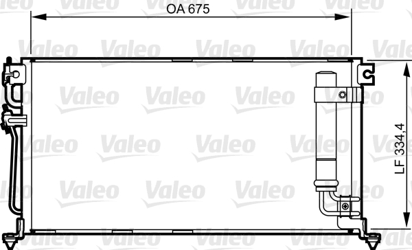 Airco condensor Valeo 814273