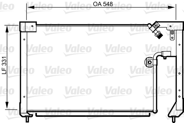 Airco condensor Valeo 814278