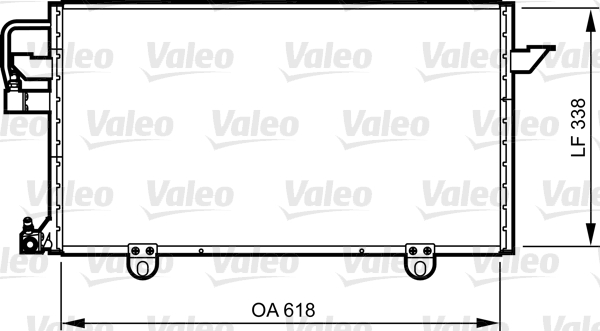 Airco condensor Valeo 814286