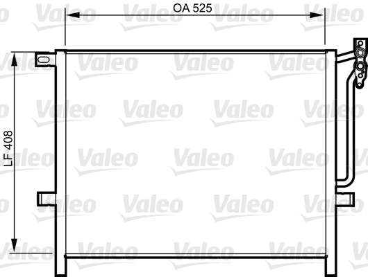 Airco condensor Valeo 814287