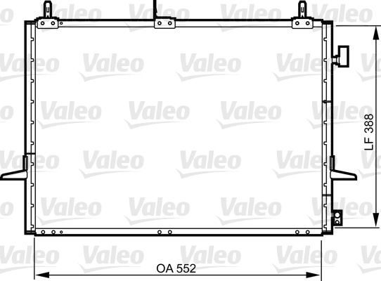 Airco condensor Valeo 814289