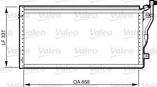 Airco condensor Valeo 814292