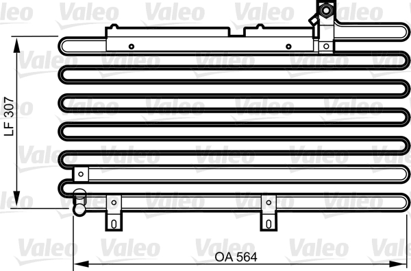 Airco condensor Valeo 814295