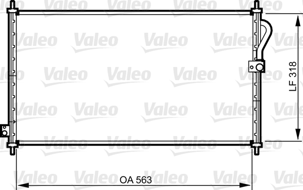 Airco condensor Valeo 814302