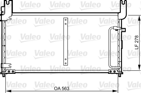 Airco condensor Valeo 814305