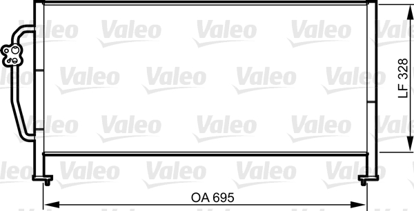 Airco condensor Valeo 814306