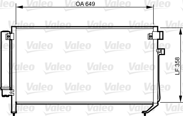 Airco condensor Valeo 814312