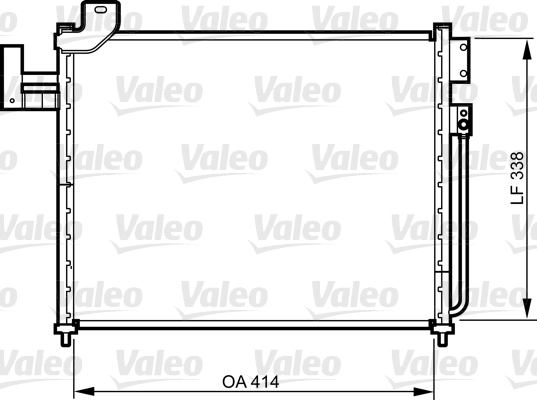 Airco condensor Valeo 814316