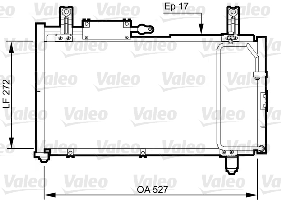 Airco condensor Valeo 814327