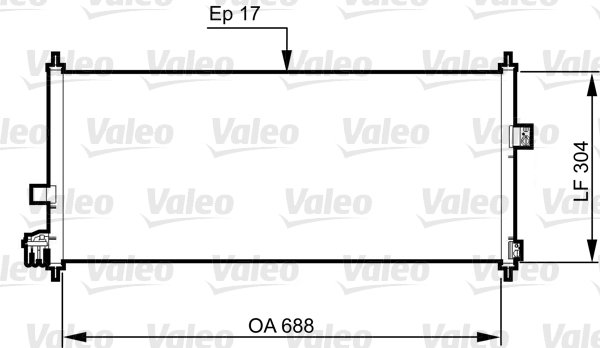 Airco condensor Valeo 814328