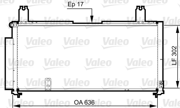 Airco condensor Valeo 814330